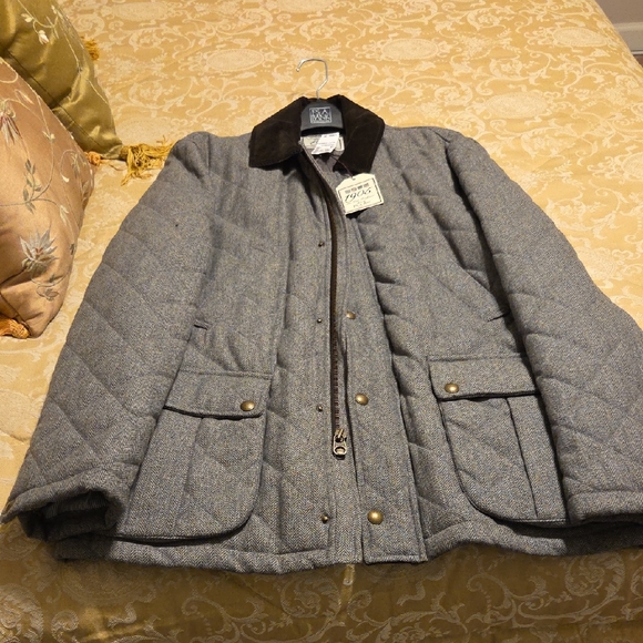 Jos. A. Bank Gray Quilted Field Jacket